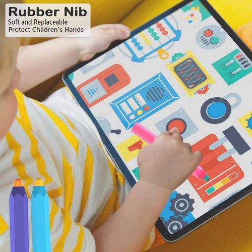 Replaceable Kids Stylus Pen Tablet Capacitive Touch Pencil Writing - Photo 10/13