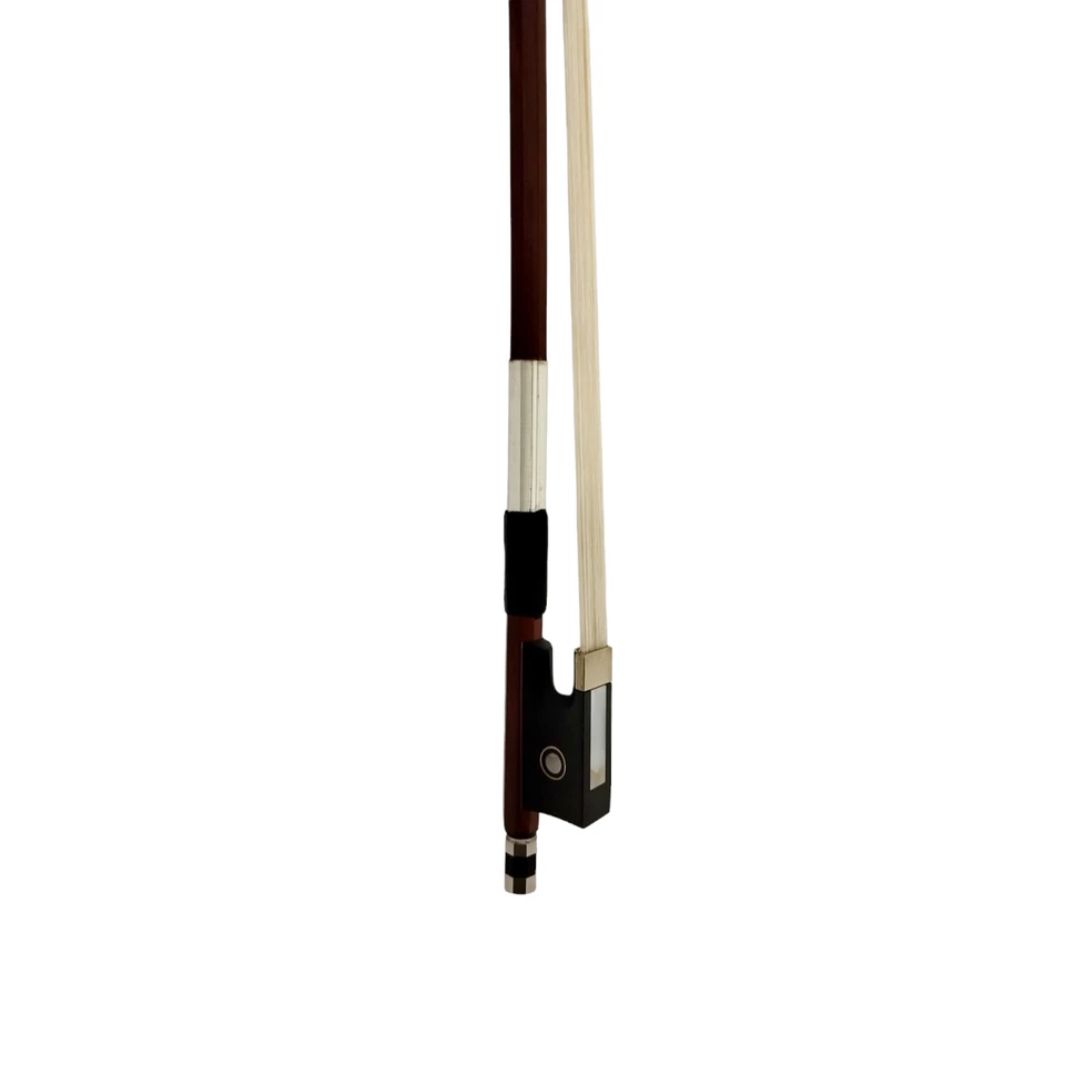 Symphony FL-035 One Quarter Size 1/4 Violin Bow w/Real Horse Hair, Ebony Frog - Image 3 of 4