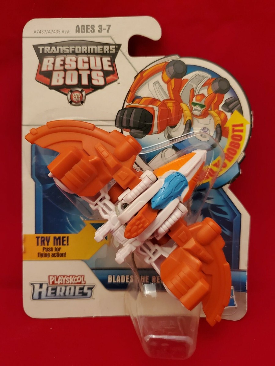A7437 Hasbro Transformers Rescue Bots Playskool Heroes Blades the Rescue  Dinobot