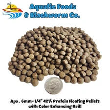 5-lbs 6mm 42% Protein Koi & Pond Floating Pellets with Color Enhancing Krill