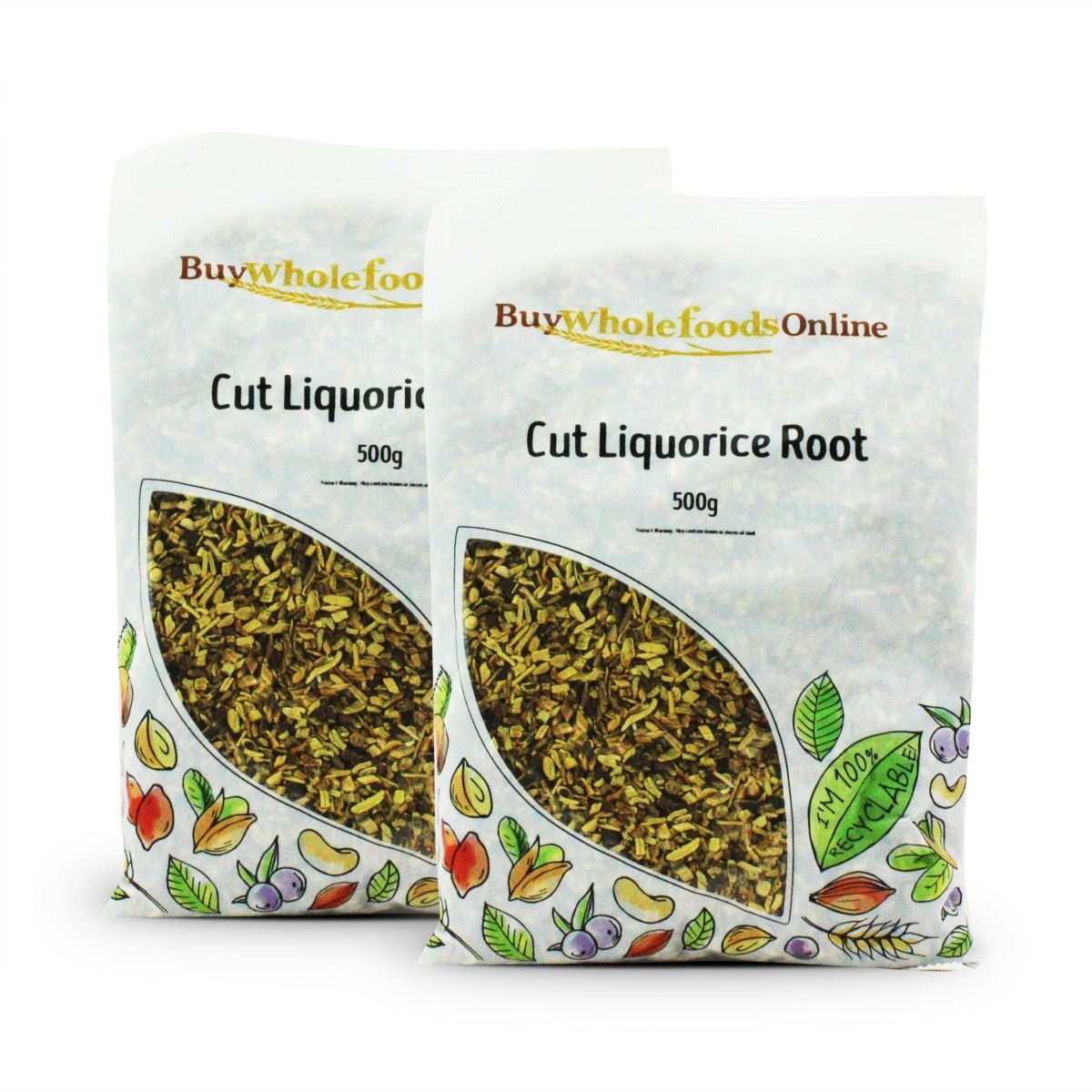 Liquorice Root Cut 1kg | BWFO | Free UK Mainland P&P
