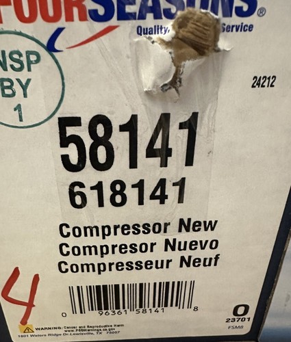 Four Seasons 58141 Compressor with Clutch - Picture 6 of 6