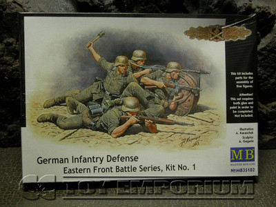 Master Box WWII US Artillery Crew Model Kit - 1:35 Scale, 6 Figures, Highly Detailed Build