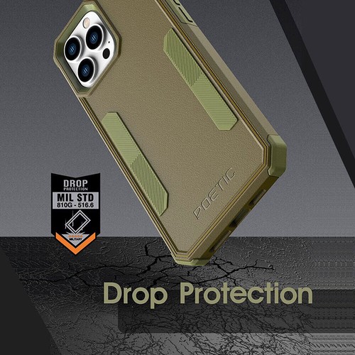 For iPhone 13 Pro Case Dual Layer Slim Shockproof Protective Cover Green