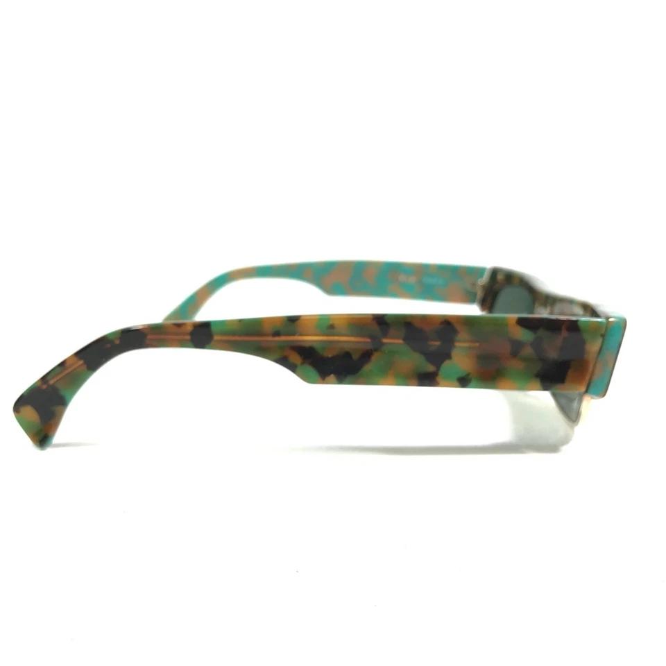 Vintage Alain Mikli Sunglasses 616 9001 Brown Green Tortoise Gold Green Lenses - Image 3 of 4
