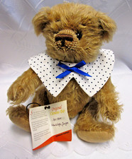 Teddy Bär Clemens Spieltiere  Sammlerbär Geburtstags-Junge mit Spieluhr 41-400