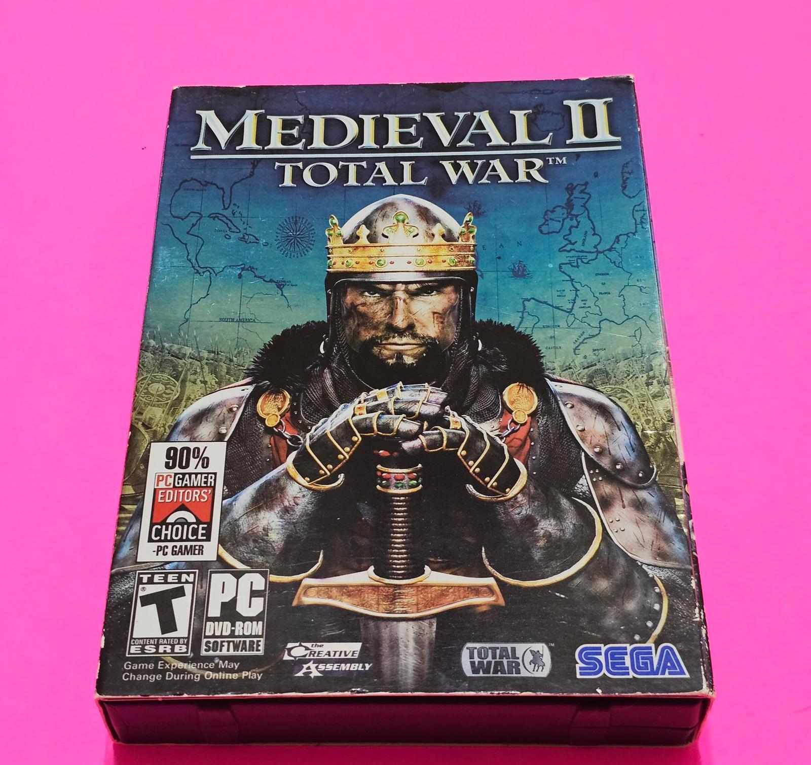 Medieval II Total War Vintage 2006 PC Computer Strategy Game on DVD-ROM