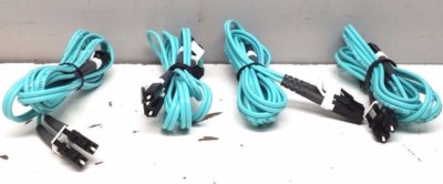 4 NEW CORNING CABLE SYSTEM ULTRA-BEND FIBER OPTIC CABLE JUMPER
