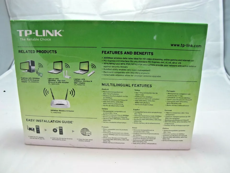 TP-Link TL-WN881ND 300Mbps Wireless N PCI Express Adapter Compatible windows 8 - Image 3 of 4