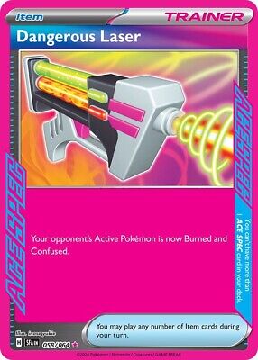 Dangerous Laser 058/064 ACE SPEC Rare Shrouded Fable Pokemon Dangerous Laser 058/064 ACE SPEC Rare Shrouded Fable Pokemon