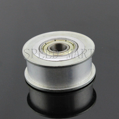Smooth Idler Pulley With bore 8mm Bearing For wide 11mm XL MXL HTD3M Timing belt