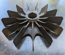 BALDOR EXTERNAL COOLING FAN 78549-1H / 11.75" DIAMETER / NOS