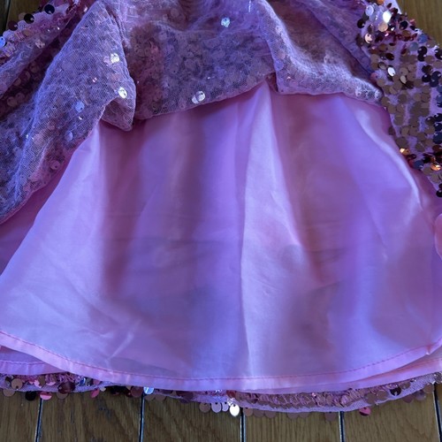 Justice Cupcake Outfit Pink Sequin Skirt Skort & Top Size 8 Matching Set - Picture 7 of 9