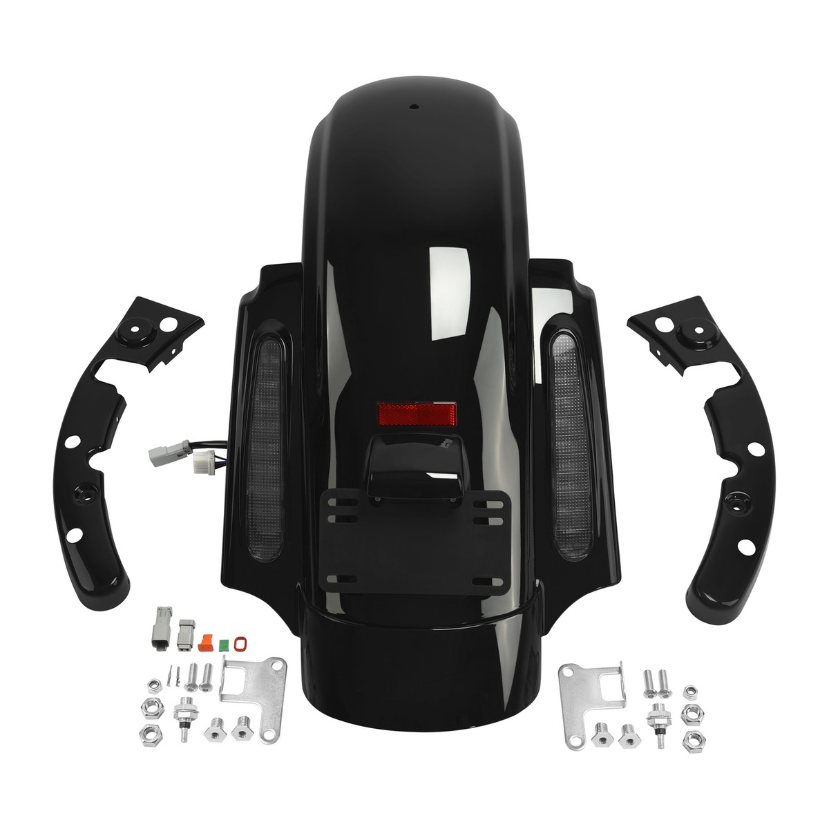 HARLEY-DAVIDSON CVOリアフェンダー純正 Black Rear Fender LED System Fit For Harley CVO Touring Electra