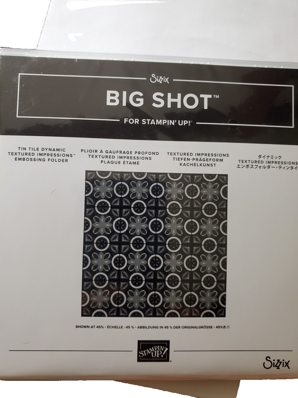 Stampin Up! Tin Tile Dynamic Embossing Folder Textured Impressions ...