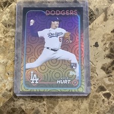 Kyle Hurt 2024 TOPPS SERIES 2 SUMMER HOLIDAY ROOKIE FOIL #583 DODGERS B17
