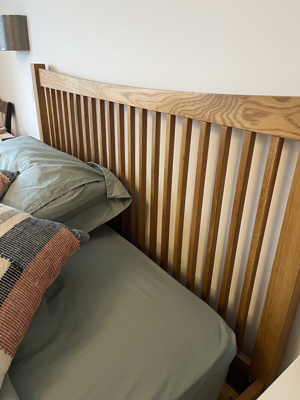 Solid Oak Double Bed Frame eBay