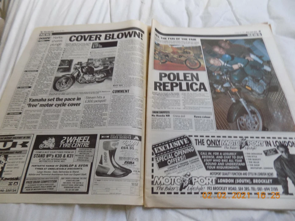Motor Cycle news/30,10,1991/Triumph Trident 750/GSX-R1100/Montesa cota 311 - Image 2 of 4