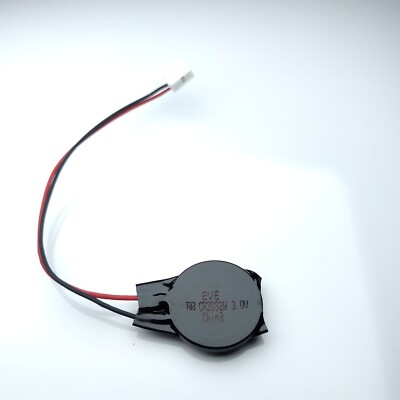 3 V Lithium Knopfzelle CR2032 W 2 Pin mit Kabel und Stecker  CMOS Batterie Bios