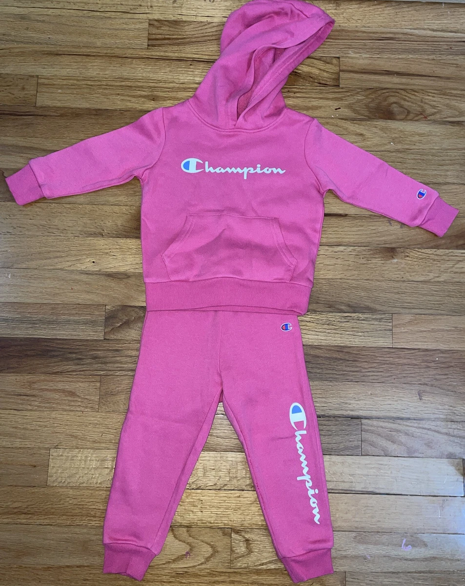 Champion Toddler Sweatsuit Size 2T Pink