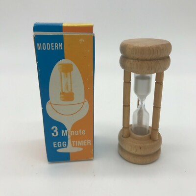 Modern 3 Minute Egg Timer Harold Import Company Inc Lakewood NJ Discontinued