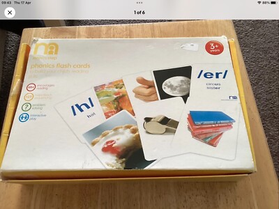 Phonic Cards Educational Learning By Mothercare Baby Development Speech