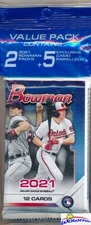 2021 Bowman Baseball HUGE Factory Sealed 29 Card VALUE CELLO Pack-CAMOS PARALLEL