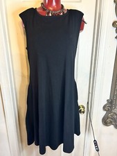 NWT Forever 21+ Plus Womens Black  Casual Sleeveless Dress w/ pockets -Size XL