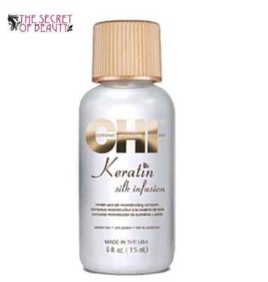 Farouk CHI Keratin Silk Infusion beschädigtes trockenes Haar Behandlung Serum Reparatur 15 ml UK