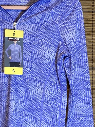 Nuevo con etiquetas 1/4 Cremallera Kirkland Damas Top Atlético Absorción de Humedad - Talla S - Imagen 2 de 6