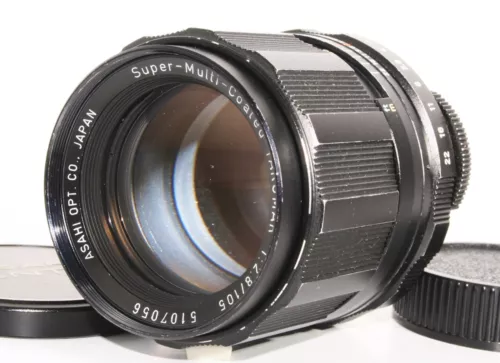 [Exc+5,Opt mint]Pentax Super-Multi-Coated Takumar 105mm f/2.8 MF Lens From Japan