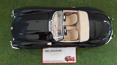 Mercedes 300SL Roadster 1957 - Burago 1/18 - Noire - Sans Boîte