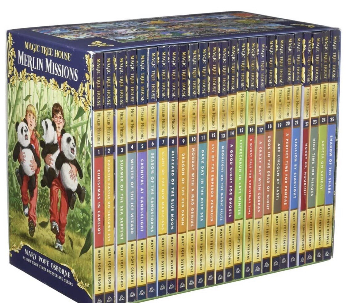 Magic Tree House Merlin Missions A Library Of Books 1-25 Boxed Set