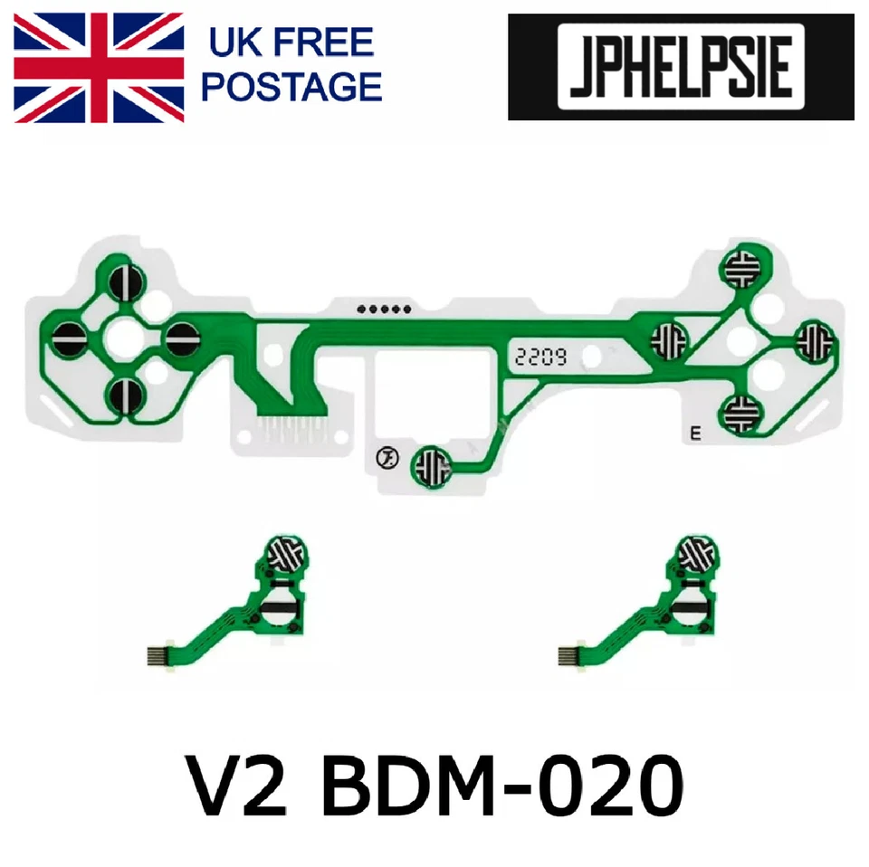 PLAYSTATION PS5 Controller Conductive Film Replacement Flex Ribbon Circuit V2 BDM-020