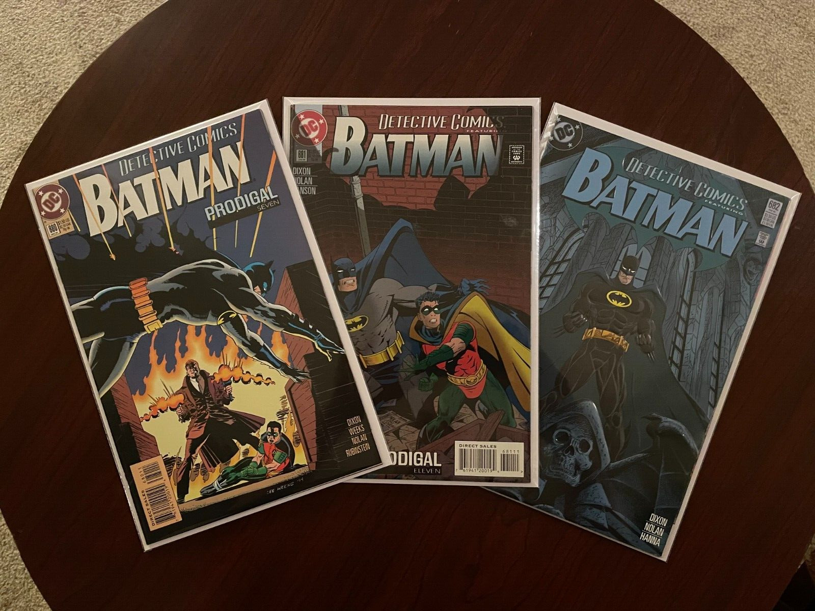 (Lot of 3 Comics) Detective Comics #680 #681 #682 (DC 1994-95) Batman Two-Face