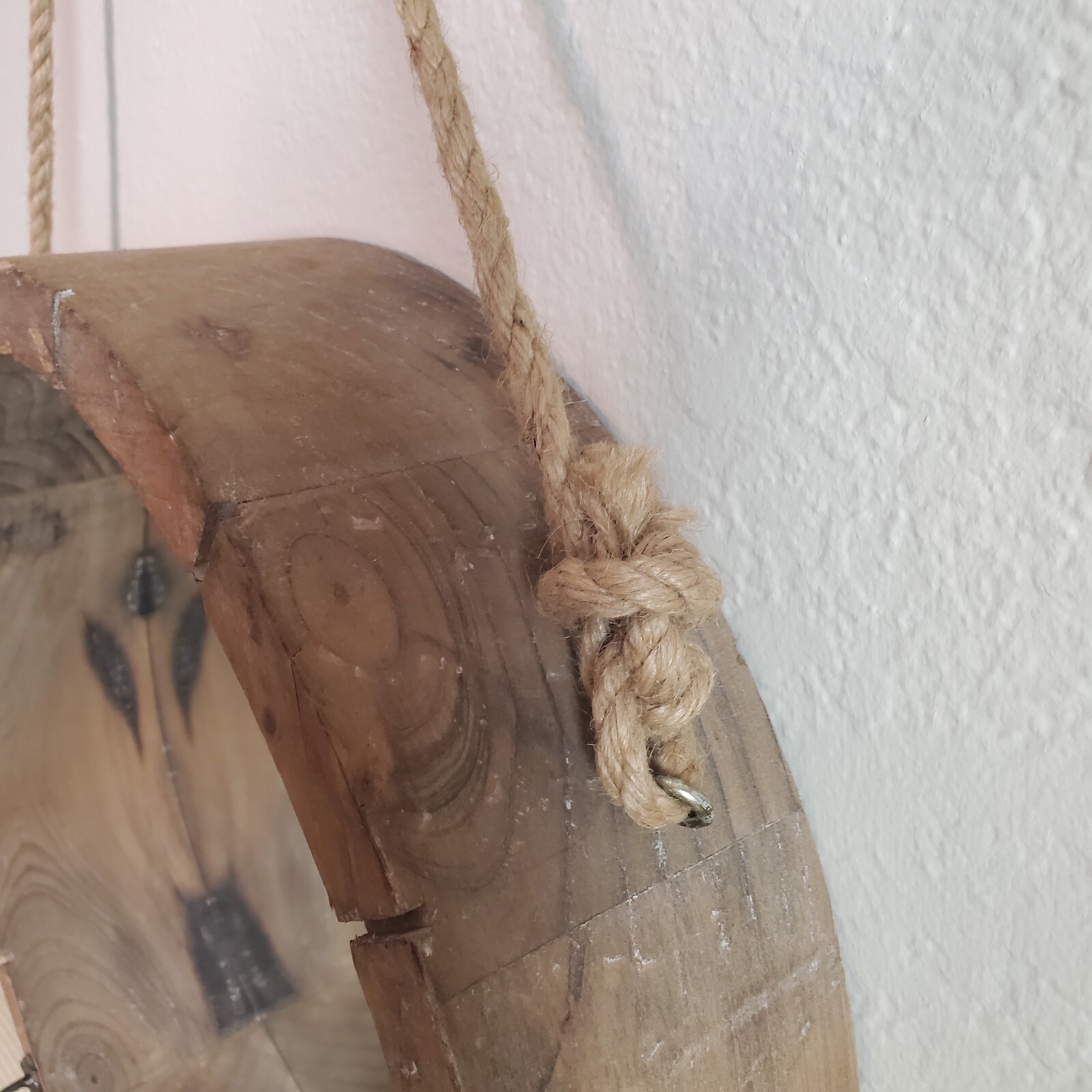 Rustic Farmhouse Mirror Wall Hanging, Nautical Decor Coastal Living eBay