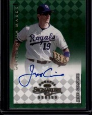 1998 Donruss Signature Millenium Autographs #31 Jeff Conine Kansas City Royals