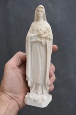 Nice Older Plaster Statue of St. Theresa Lisieux, Infant Jesus(CA546) chalice co