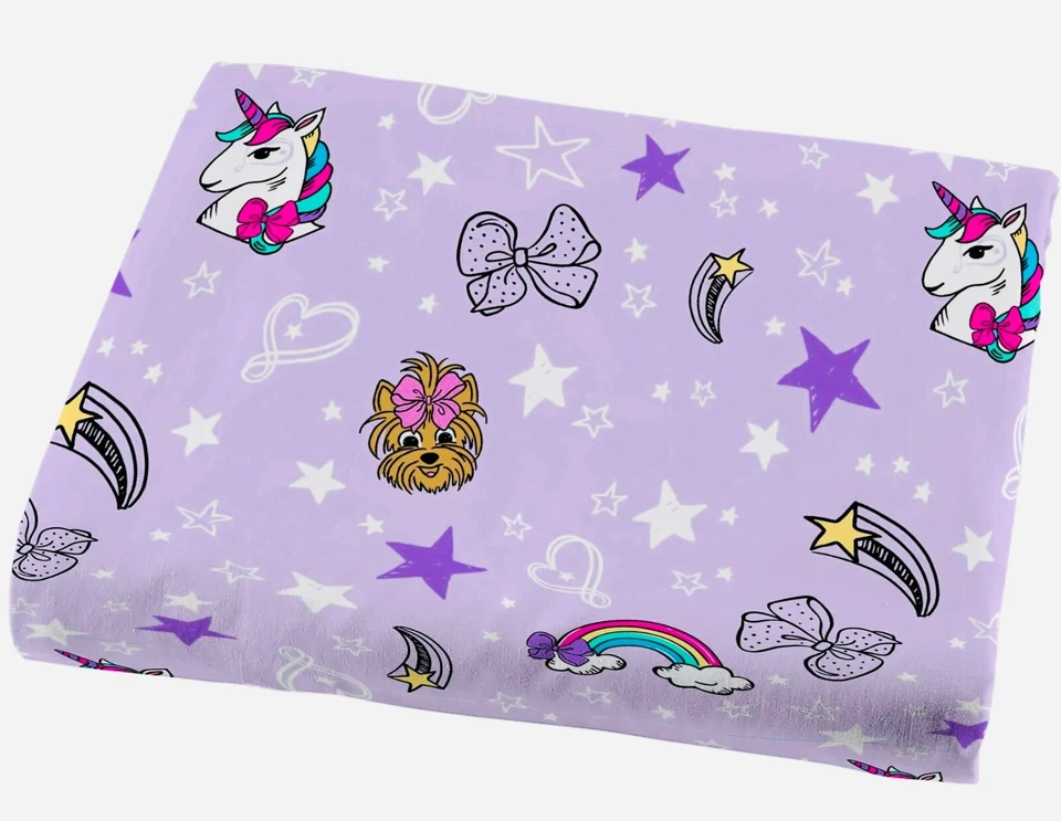 Juego de sábanas completas de 4 piezas Jojo Siwa Sparkle Shine para niños, microfibra rosa Nickelodeon Foto 2 de 4