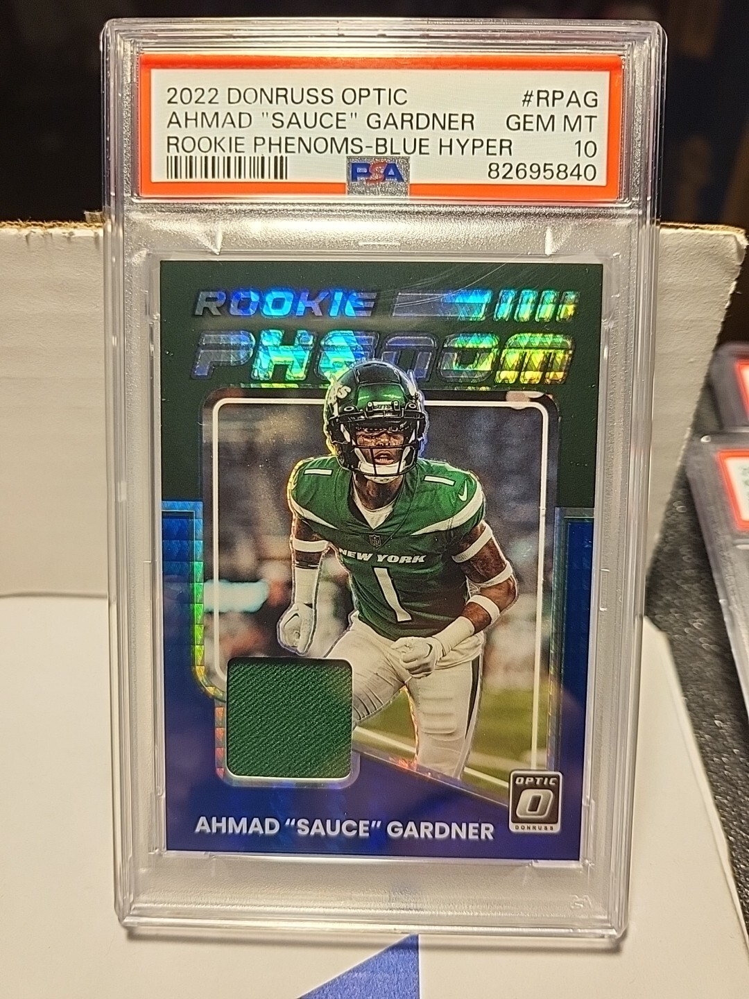 Sauce Gardner Panini Donruss Optic Rookie Phenoms #RPAG Blue Hyper