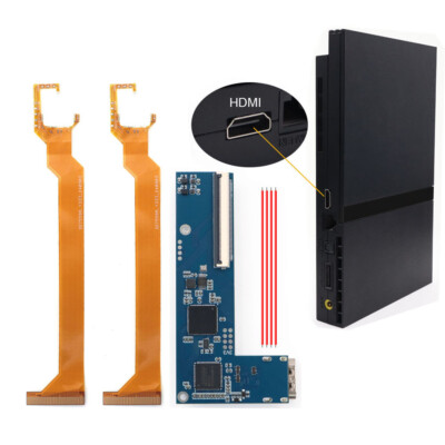 PS2 Slim Digital to Digital HDMI MOD For PlayStation 2 Slim Console W/two Cable