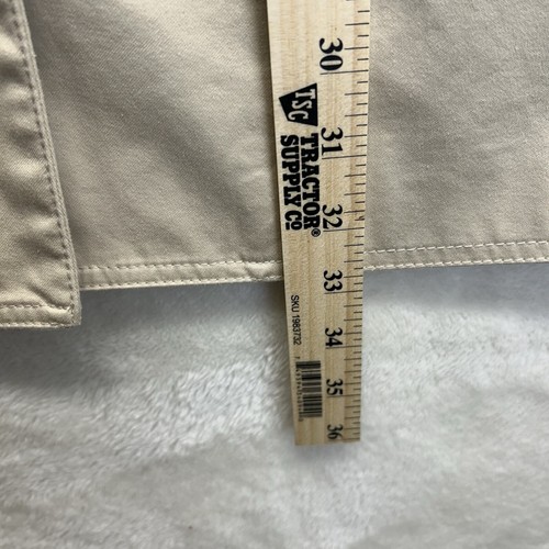 Vintage Coach Pea Coat Khaki Womens Lg Short Trench Coat Button Jacket Flaw - Picture 4 of 13