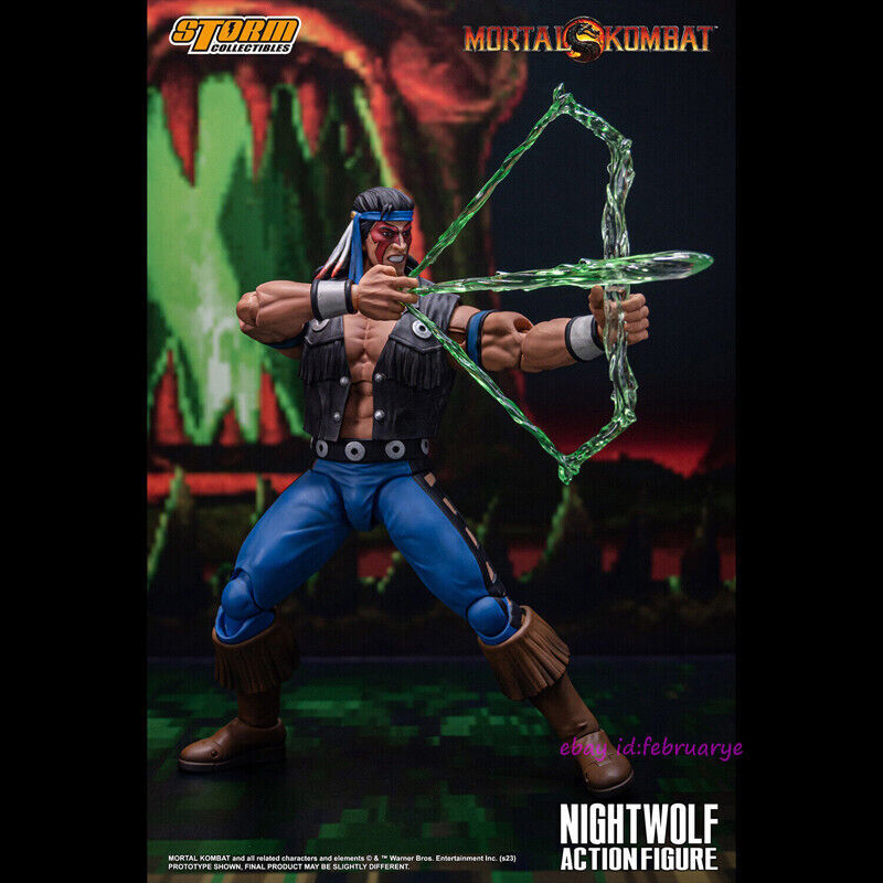 Storm Toys 1/12 DCMK16 Mortal Kombat Nightwolf Action Figures In