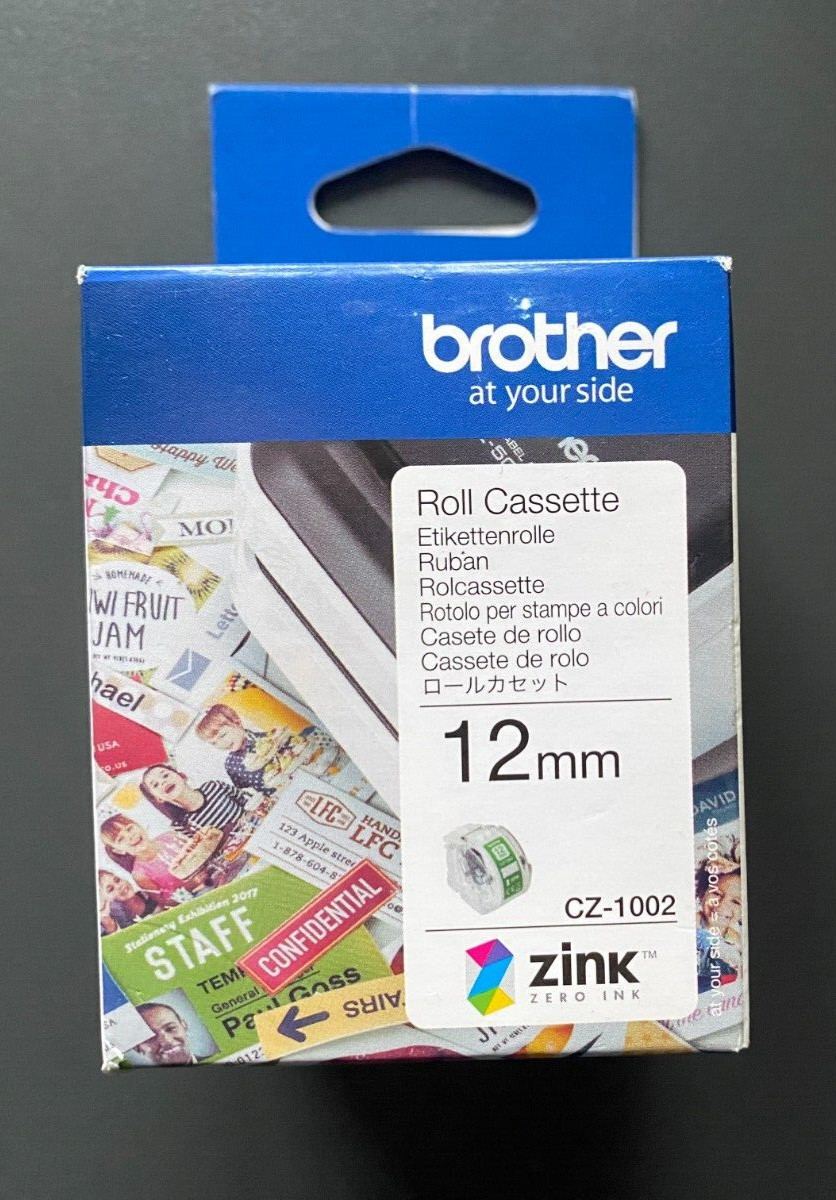 Genuine Brother Roll Cassette - CZ-1002 / 12mm (INC VAT) BOXED