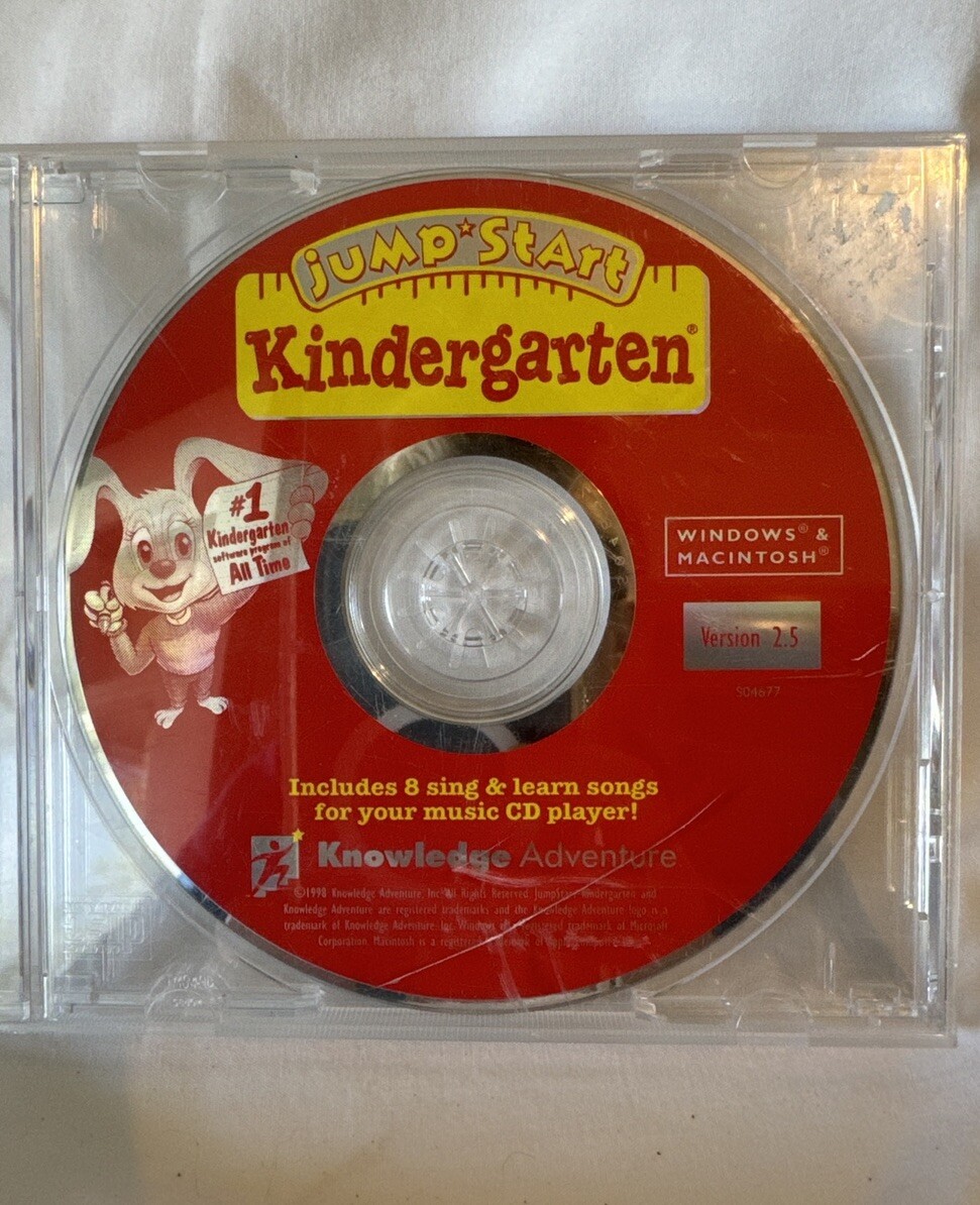 Jump Start 1st Grade Knowledge Adventure CD-ROM V 1.5 Homeschool Education 1995