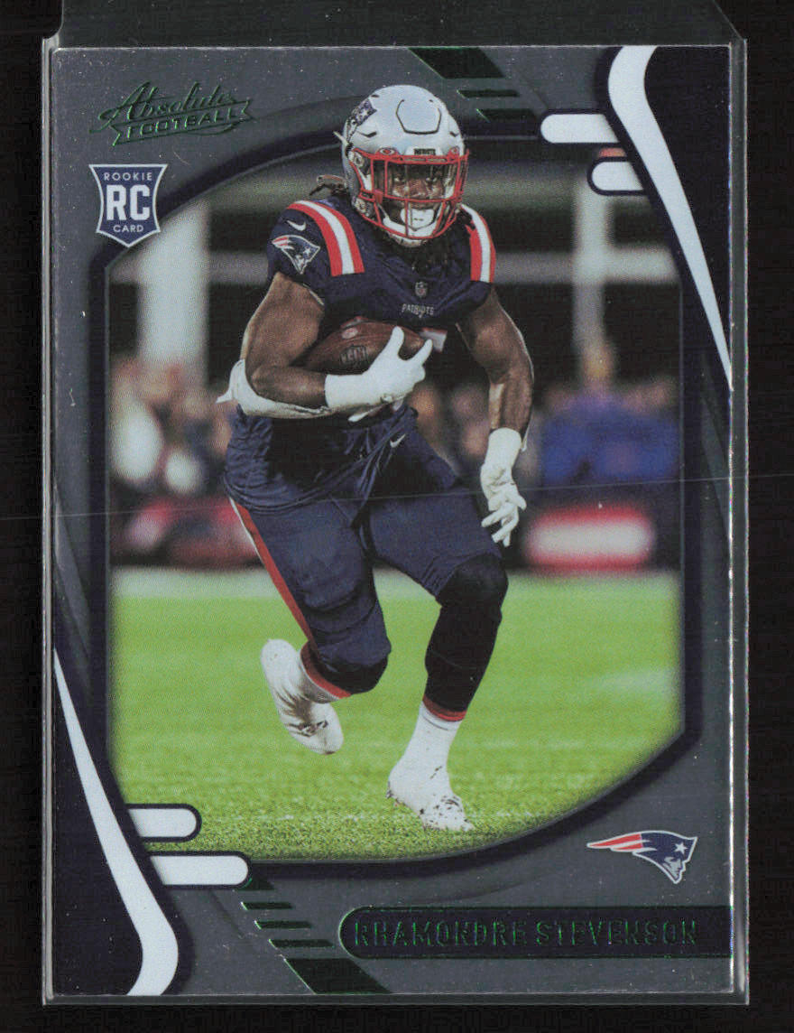 2021 Panini Absolute Green #133 Rhamondre Stevenson New England Patriots