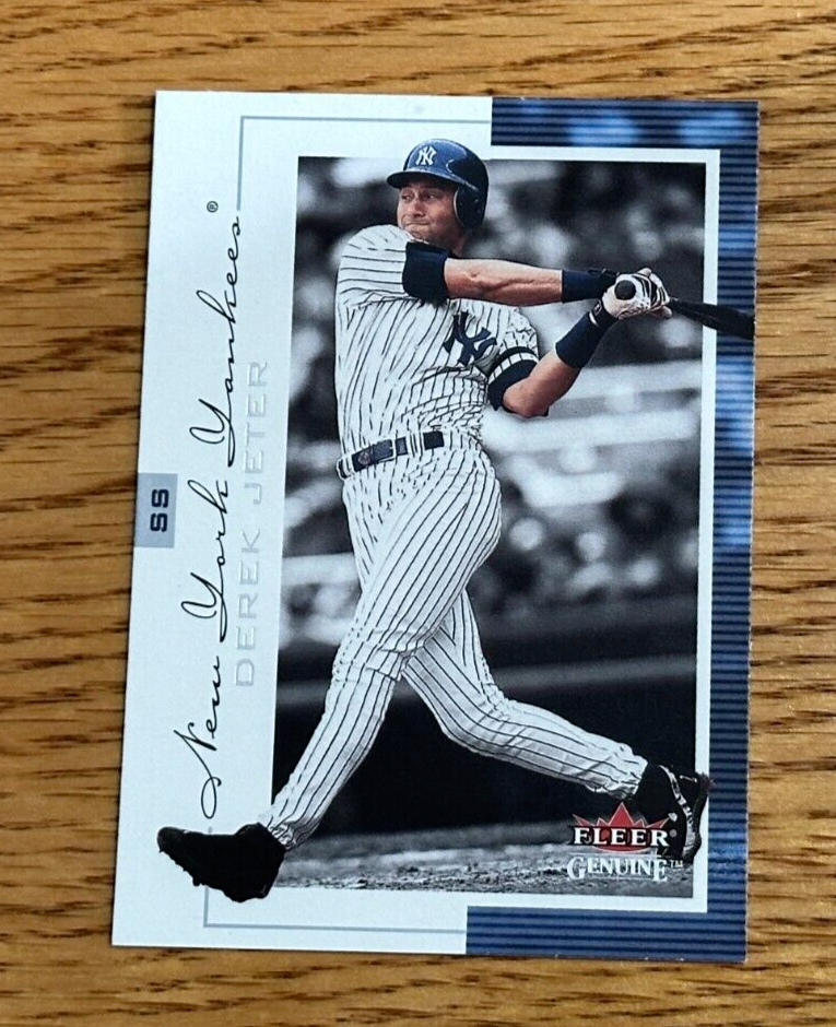 2001 Fleer Genuine Baseball #1 DEREK JETER | eBay