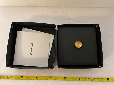 NANIGASHI Shutter Release Button BRASS ' LARGE '  L Size #013411