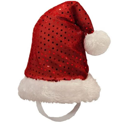 Kyjen Dog LED SANTA HAT Holiday Christmas Pet Dogs LIGHTS UP!! Xmas S, M or L