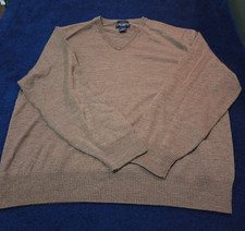 DANIEL CREMIEUX Fine Merino Wool Men Sweater Brown